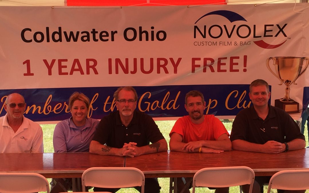 On Saturday, July 9th, the Novolex location (formally known as Accutech Films) celebrated 1 year of injury free in their Coldwater Ohio location.
